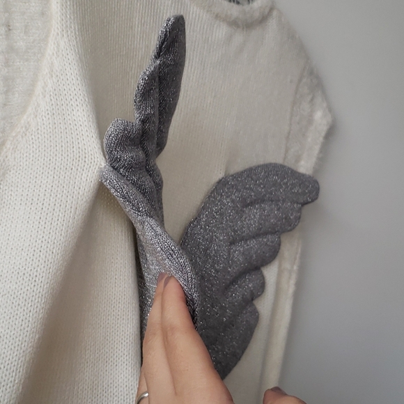 Snow Angel Christmas Sweater Dress M/L - Picture 7 of 10